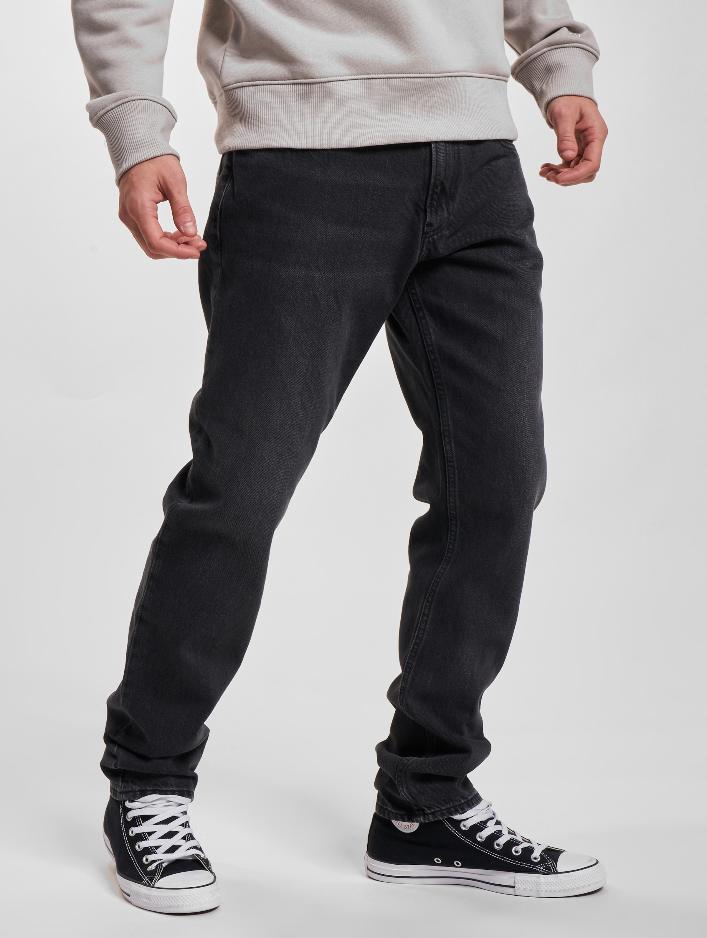 Calvin Klein Authentic Straight Fit Jeans Mannen op kleur zwart, Maat 3436