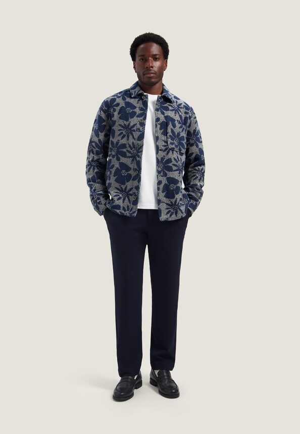 Lino Damast Overshirt-1