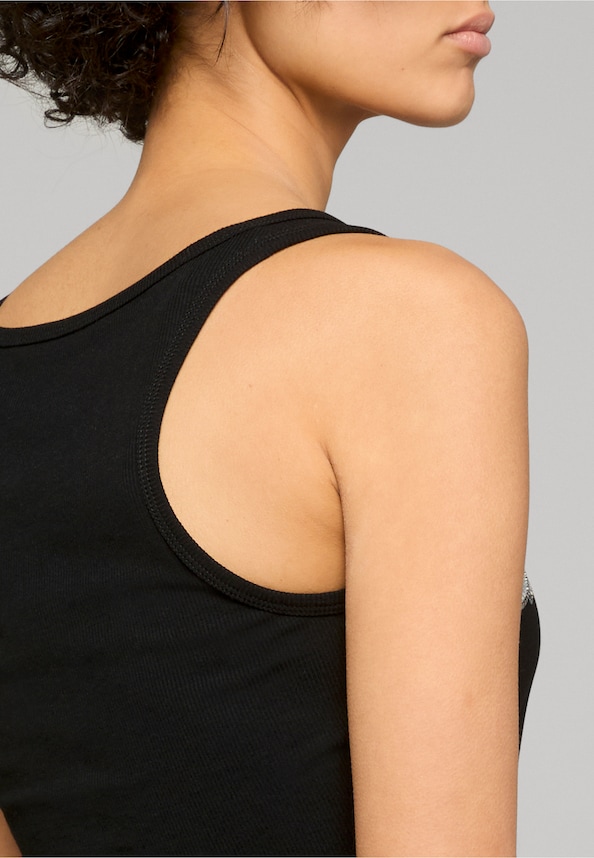 CRYSTAL SQUARE NECK RIB TANK-3