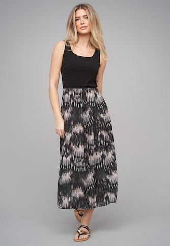 Maxidress 2-Tone Print