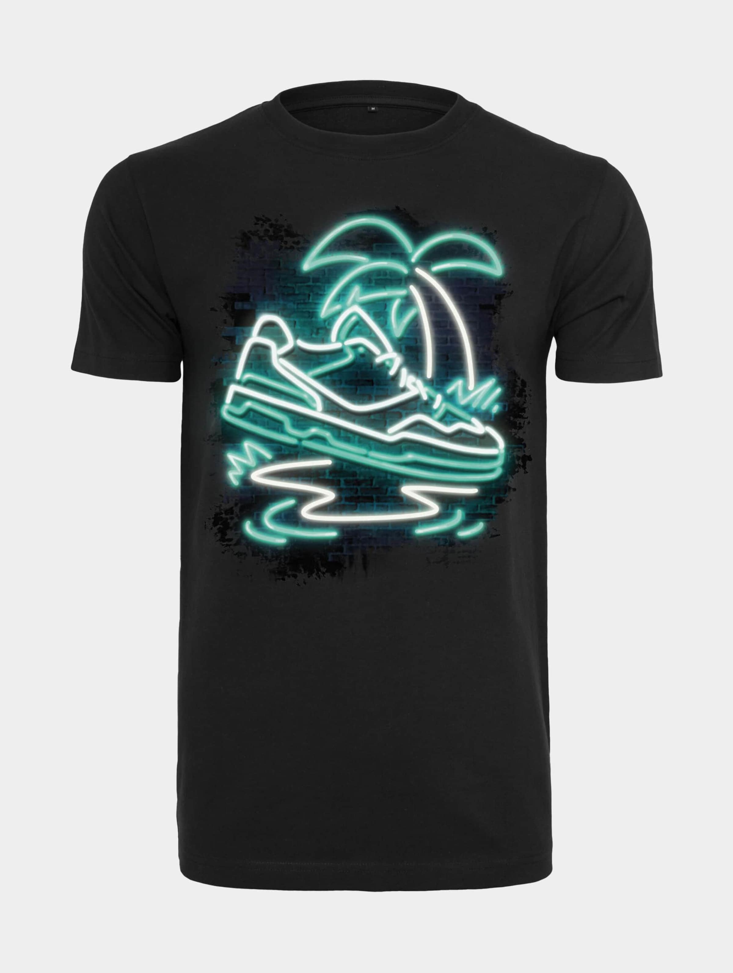 Mister Tee - Palm Sneaker Heren T-shirt - 3XL - Zwart
