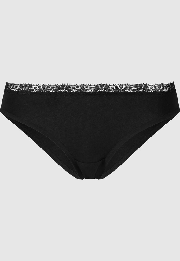 Ladies Basic Cotton Brazilian Lace 5-Pack-4