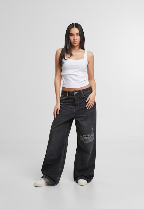 Diala Wide Baggy Jeans-4