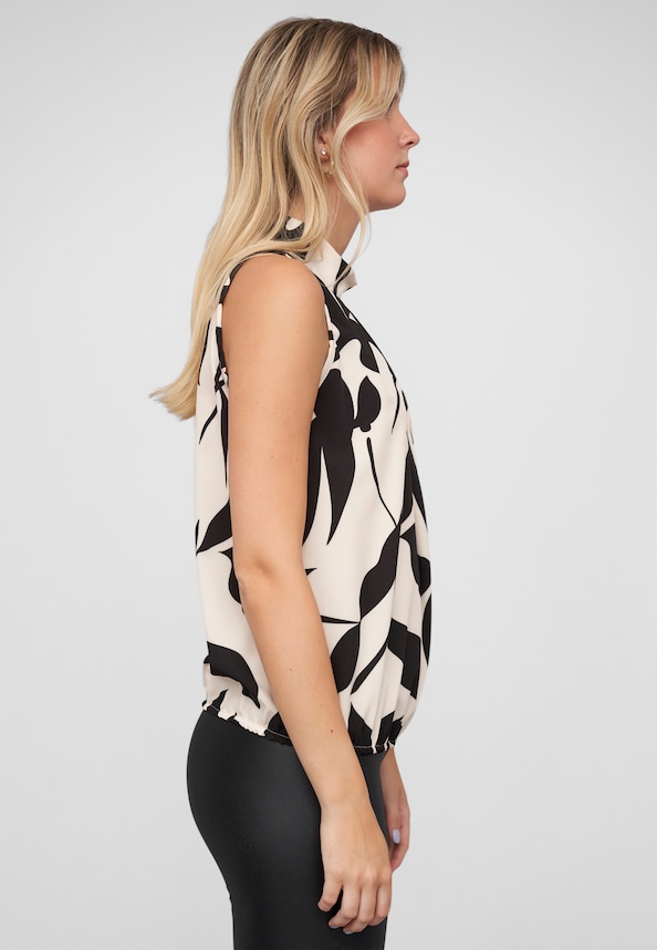 Choker Top with all over floral print-3