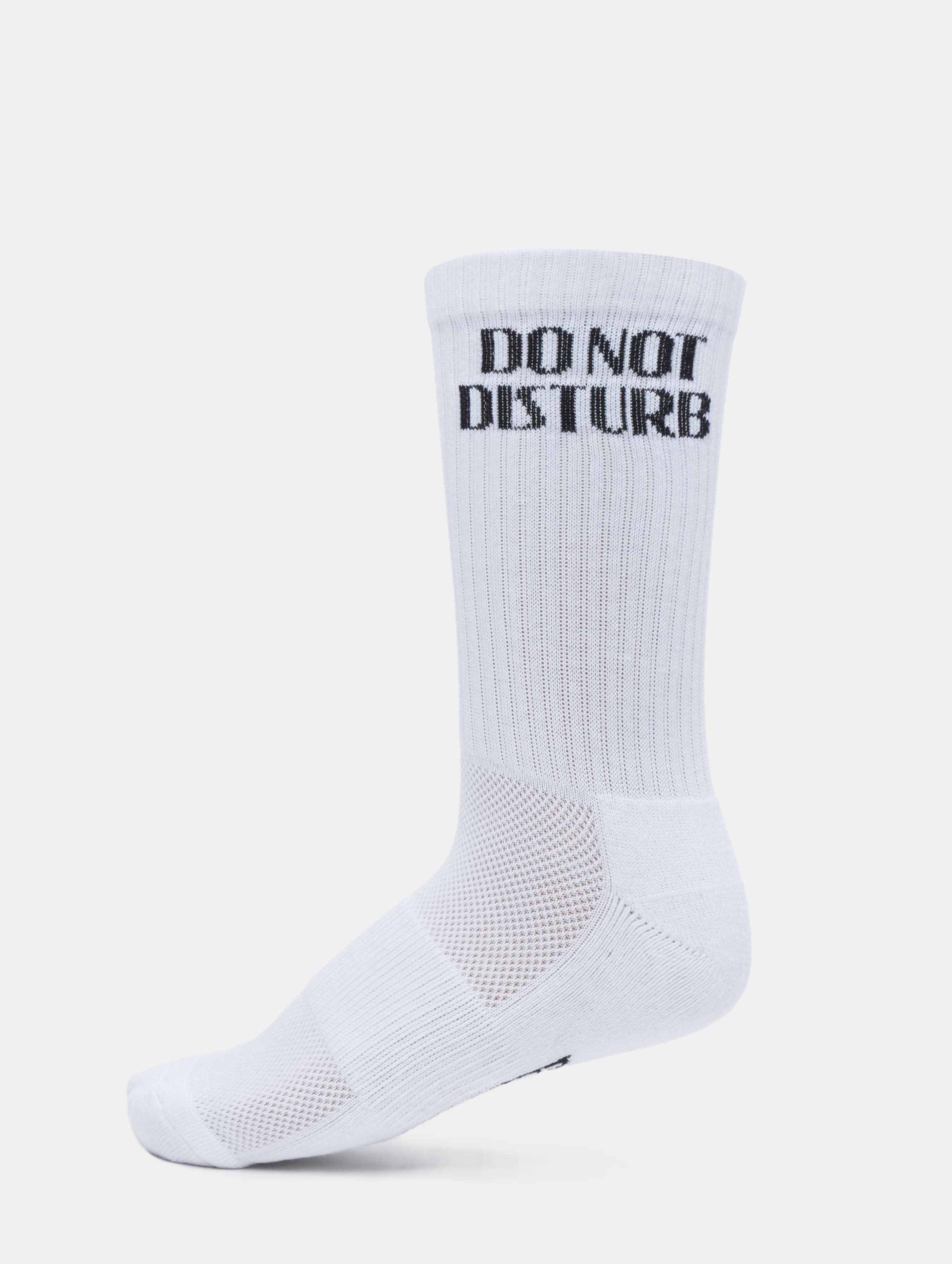 PEGADOR Do Not Disturb Socks Vrouwen op kleur wit, Maat 43-46