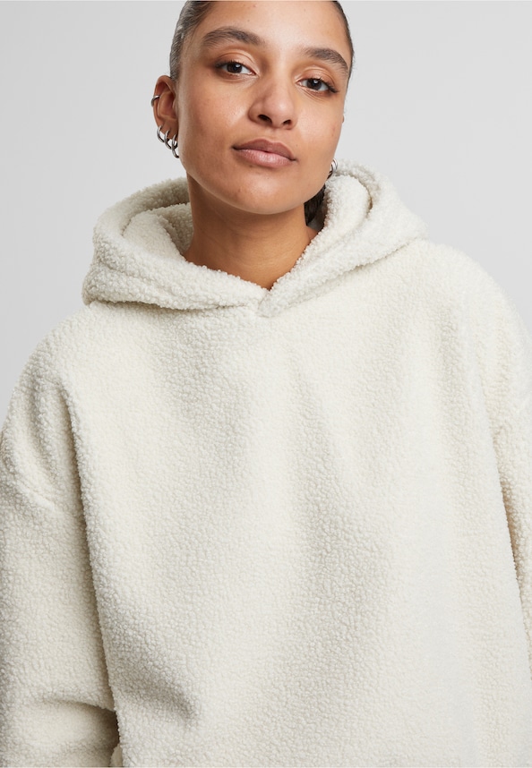 Ladies Oversized Bonded Sherpa -2