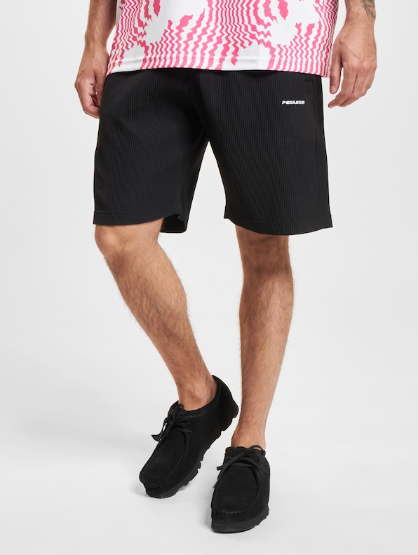 PEGADOR Troy Plissee Shorts-0