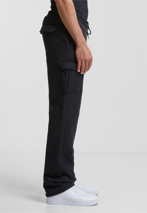 Heavy Straight Leg Cargo Sweatpants-3