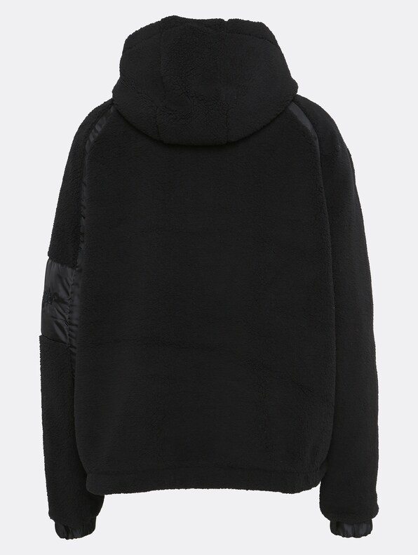 Bonny Teddy Fabric Mix Halfzip -3