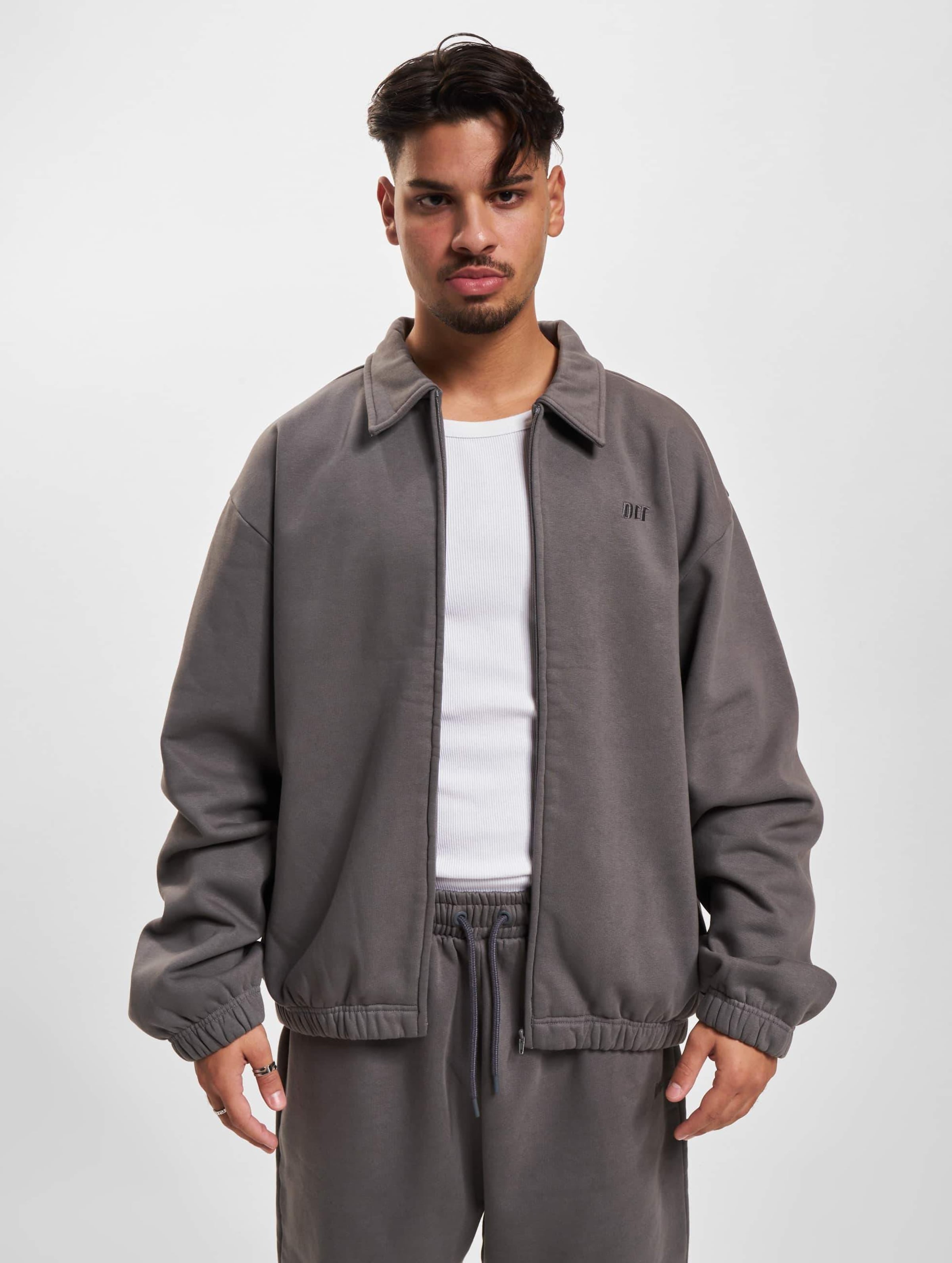 DEF Lightweight Jacket Mannen op kleur grijs, Maat XL