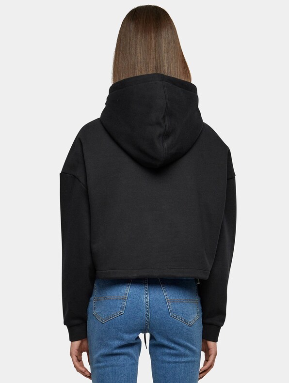 Ladies Cropped Oversized Hoodie-1