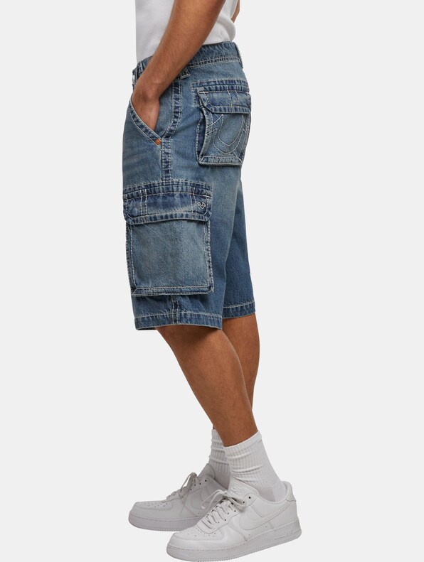 True Religion BIG T VINNY CARGO DENIM SHORT-2