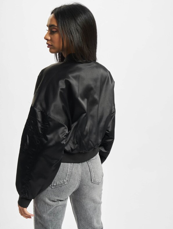 Ladies Short Oversized Satin-1