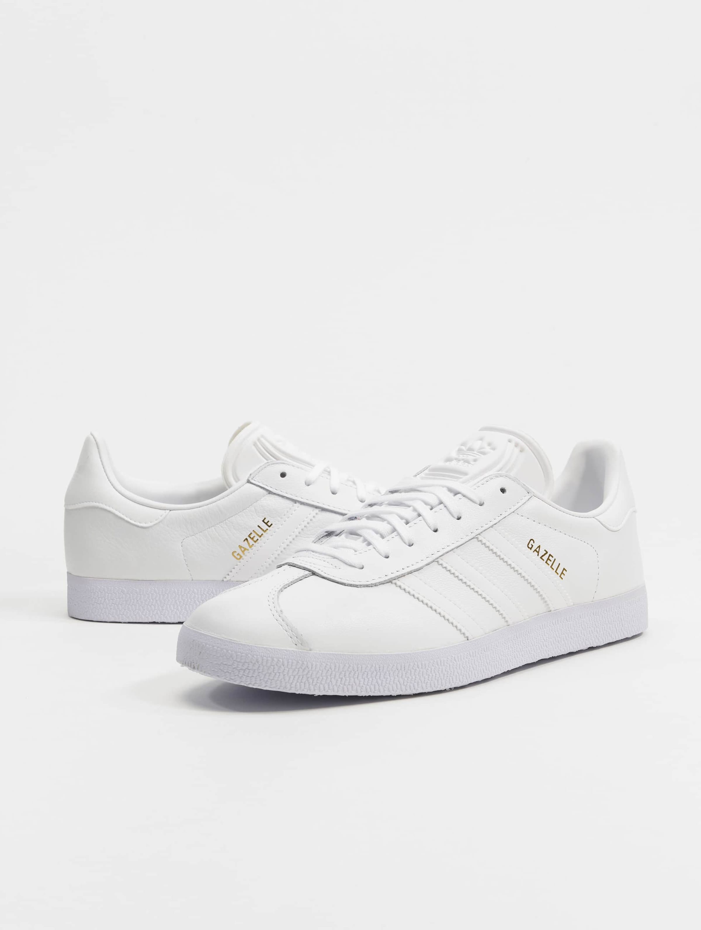 Adidas gazelle white outlet grey gold