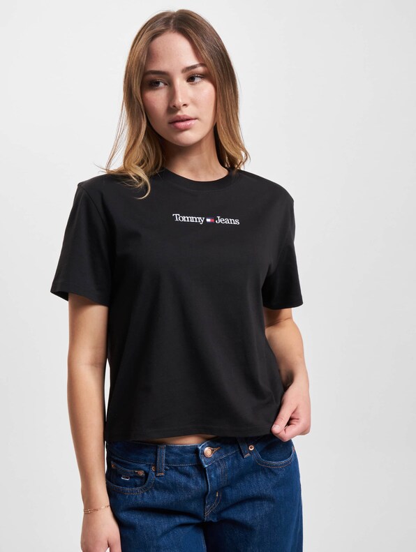 Tommy Jeans Cls Serif Linear T-Shirt | DEFSHOP | 28249