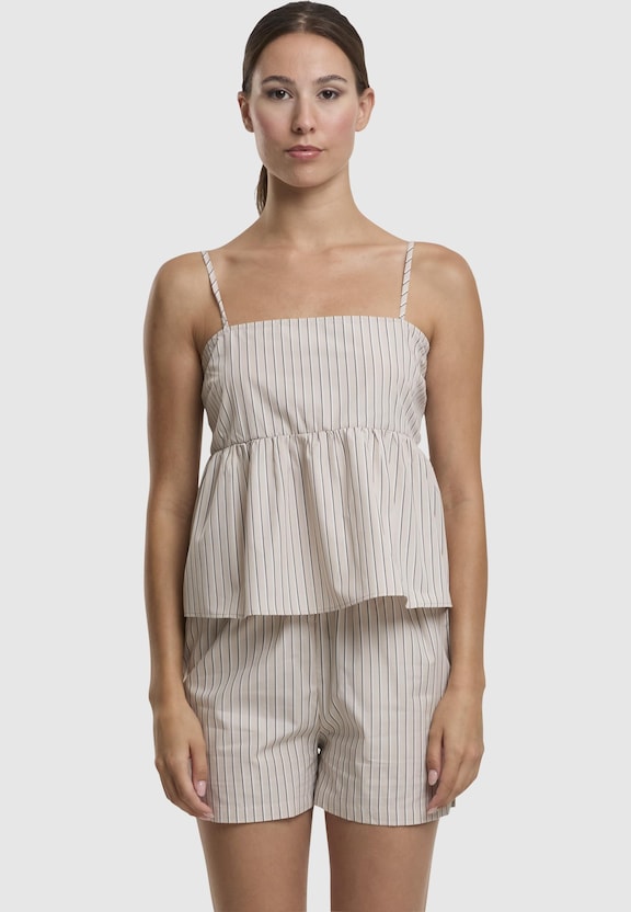 Ladies Striped Cotton Cami Top-2