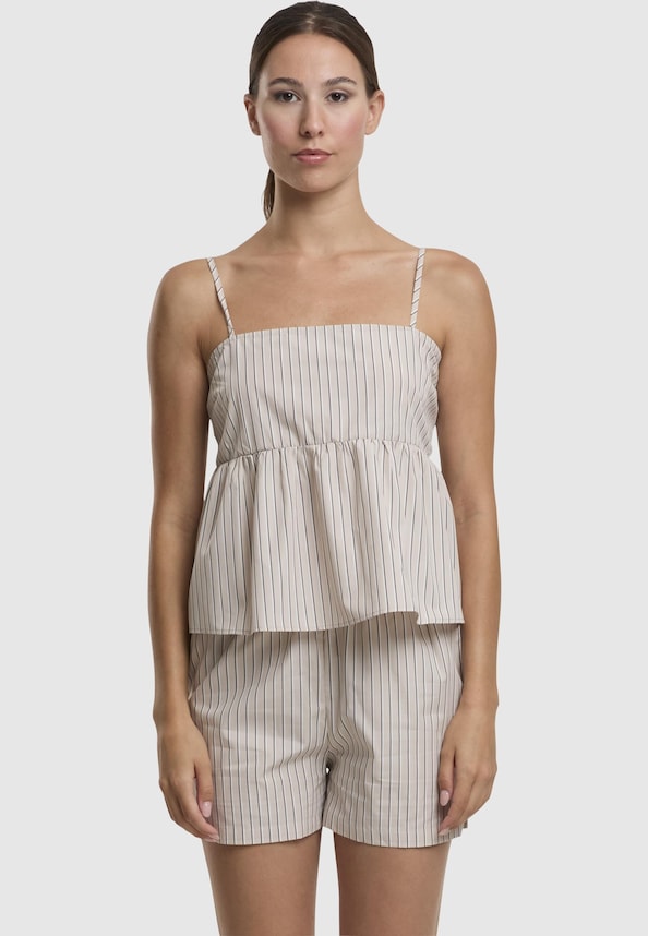 Ladies Striped Cotton Cami Top-2
