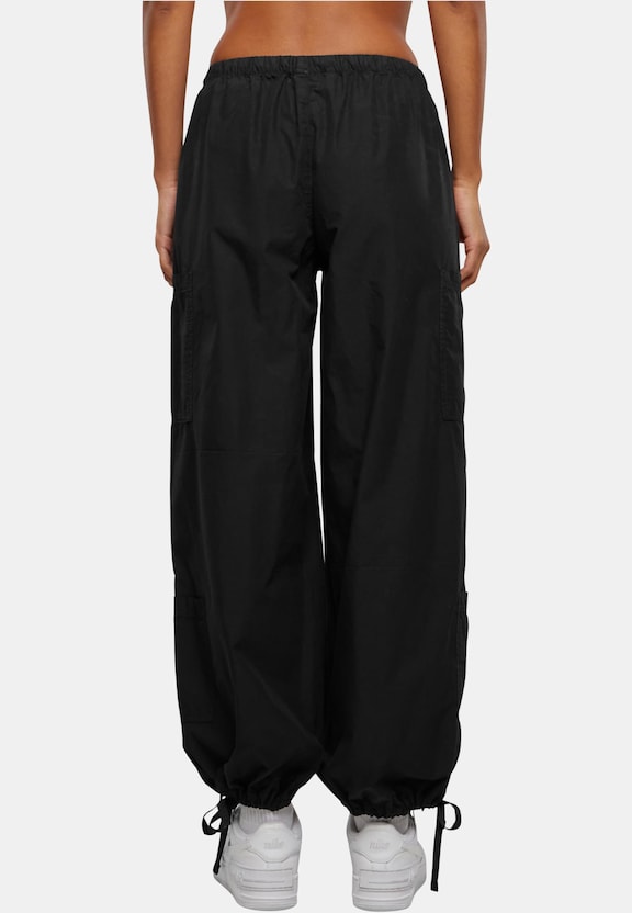 Ladies Cotton Cargo Parashute Pants-1