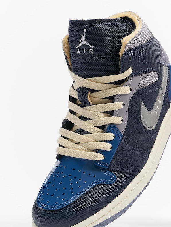 Air Jordan 1 Mid Se Craft Sneakers Obsidian/White French Blue-7