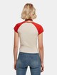 Ladies Organic Stretch Short Retro Baseball Tee-2