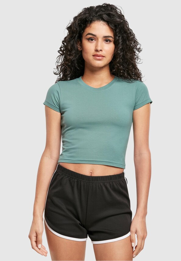 Ladies Stretch Jersey Cropped-2