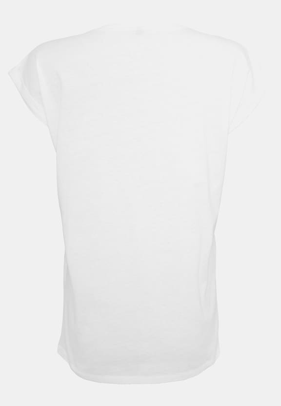 Ladies Peace - Scribble Hand White Extended Shoulder -3