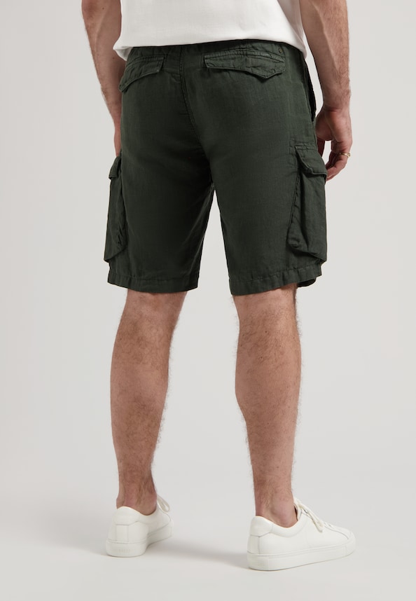 Logan Cargo Shorts Linen-1