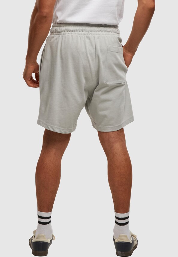 Heavy Jersey Pintuck Track Shorts-1