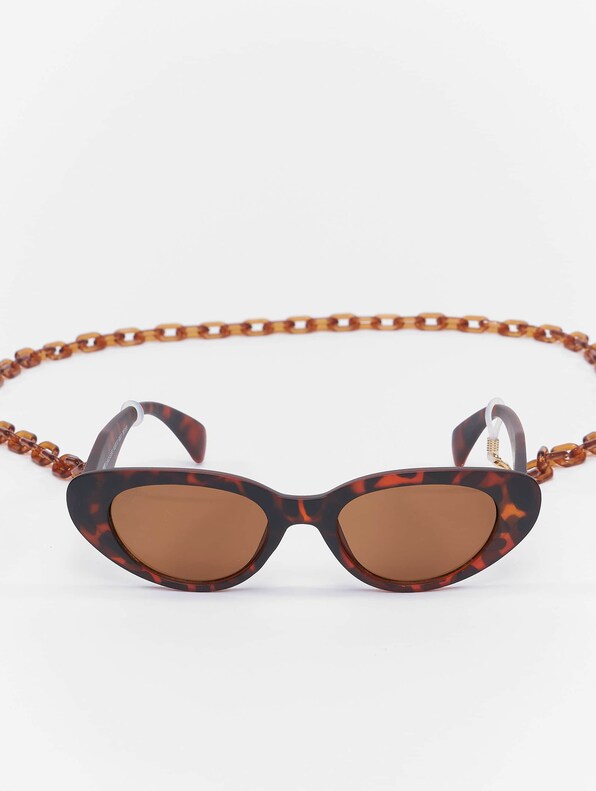 Urban Classics Puerto Rico Sunglasses With Chain-3