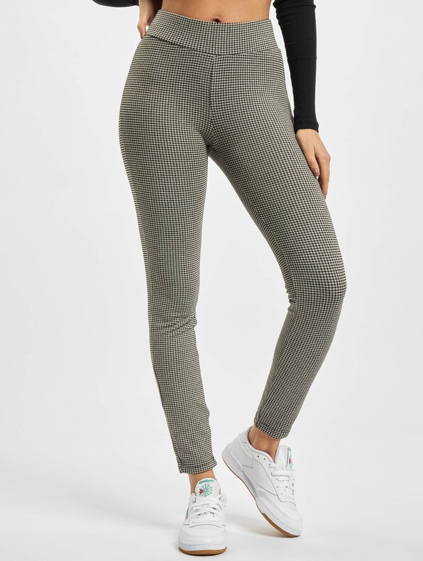 Ladies Vichy Check High Waist-0