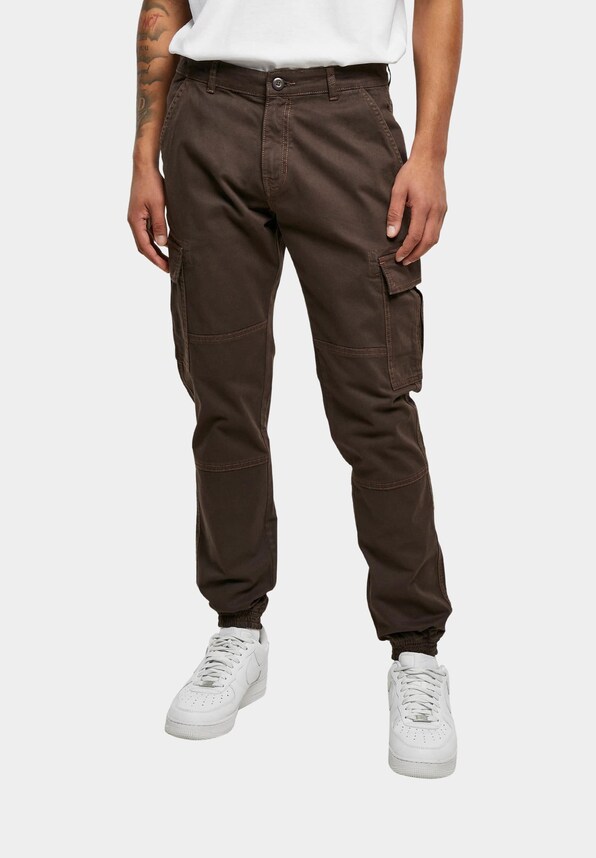 Washed Cargo Twill Jogging-3