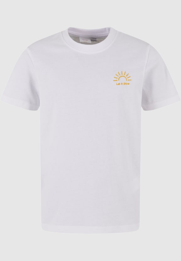 Let It Shine Sun EMB Tee-0