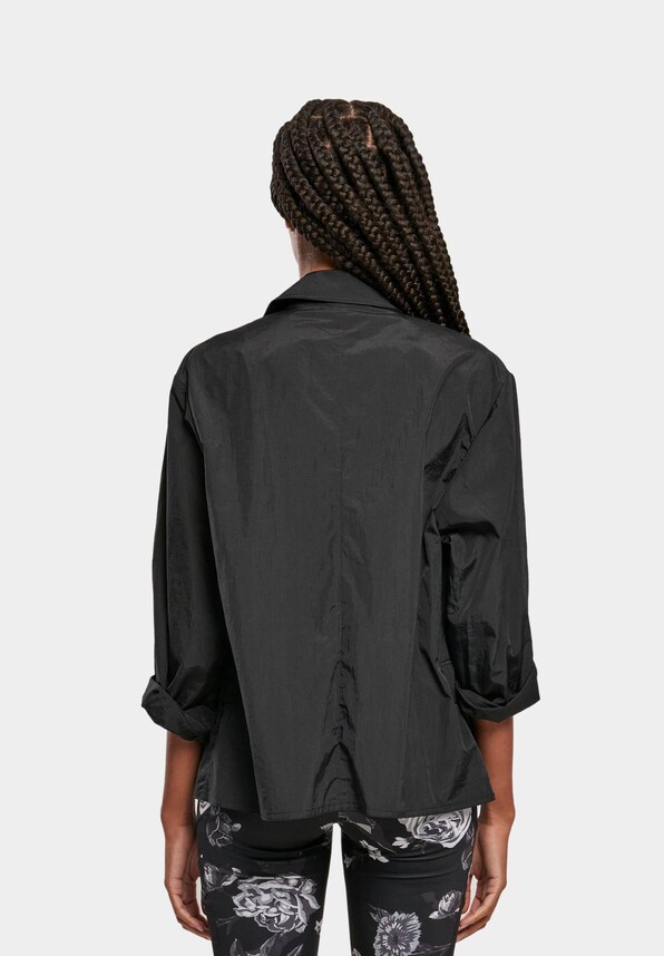 Ladies Oversized Crinkle Nylon-1