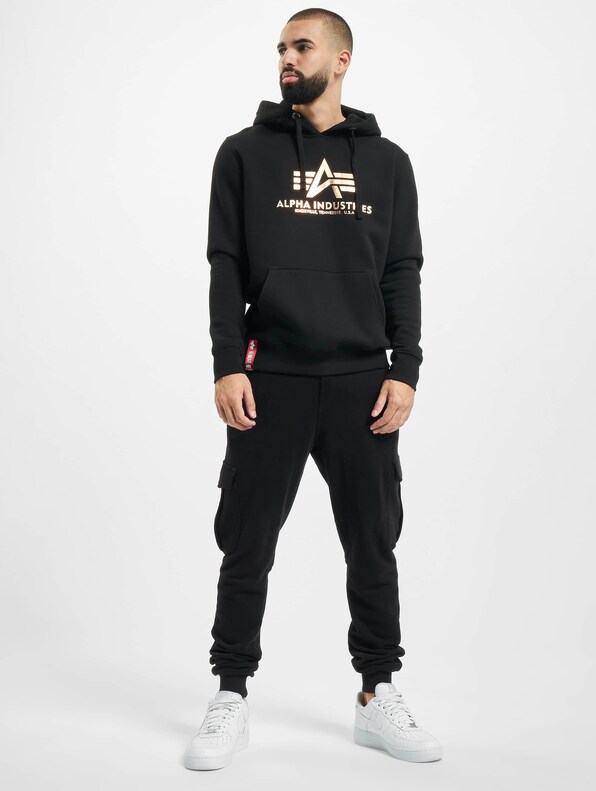 Alpha Industries Basic Foil Print Hoodie-5