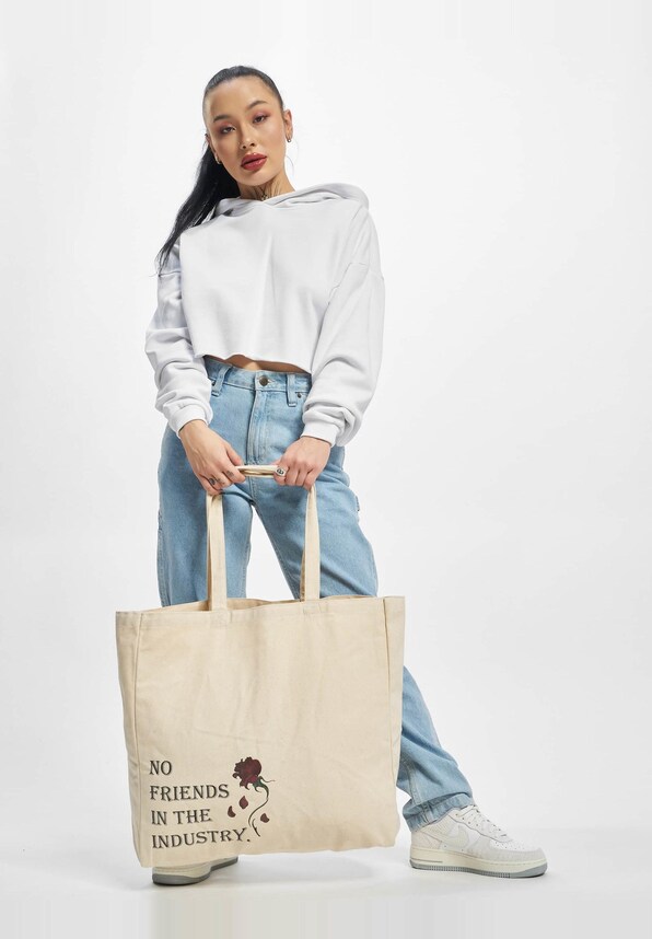 Mister Tee No Friends Oversize Canvas Tote Bag-0