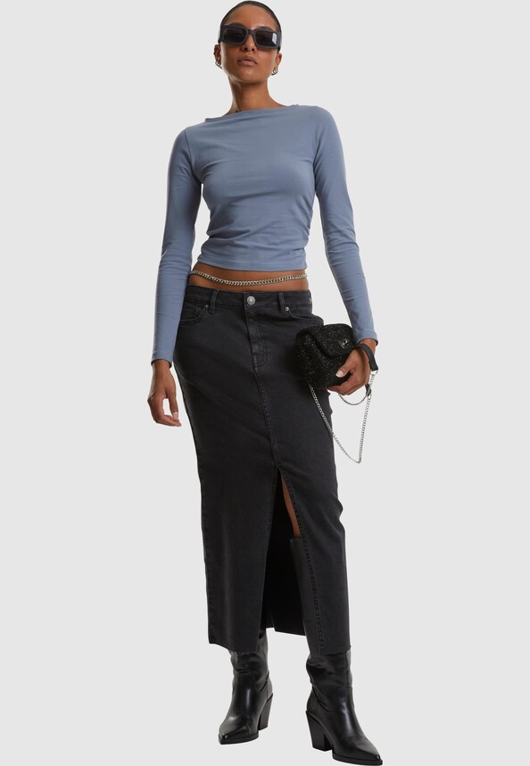 Ladies Ruffled Super Slim -3