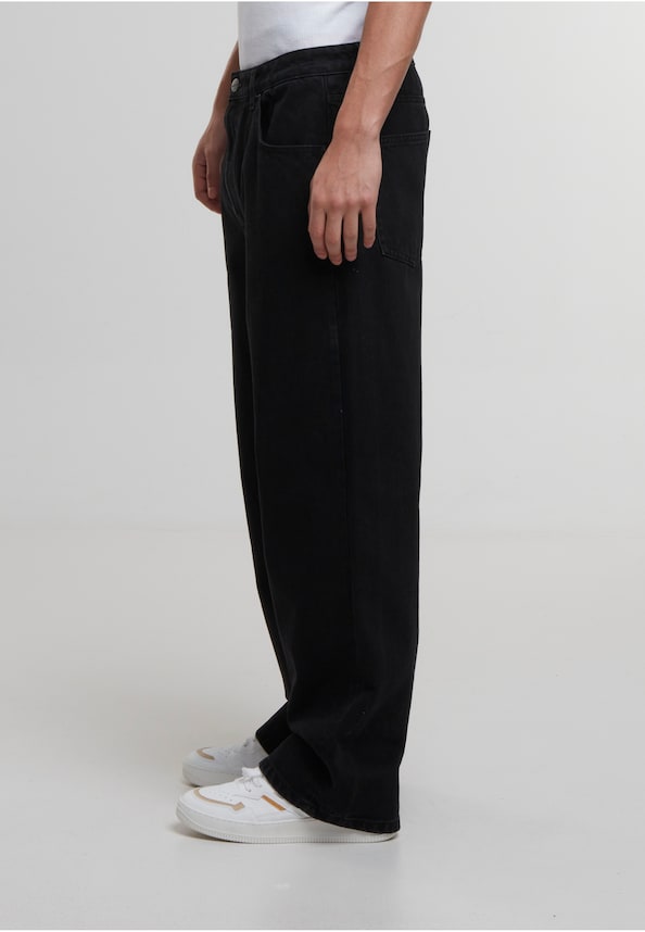 Adrik Basic Baggy Jeans-2