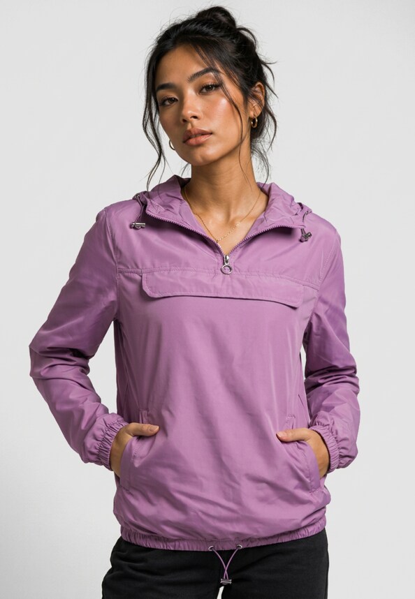 Ladies Ladies Basic Pull Over -0