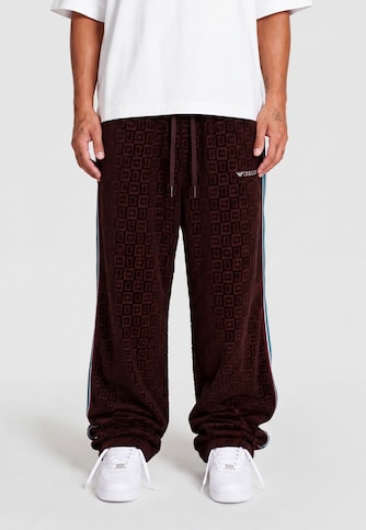 Velours Checkerboard Trackpants