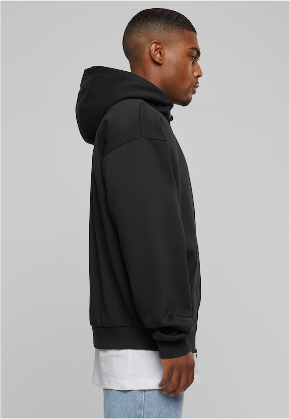 High Neck Zip Hoody-3