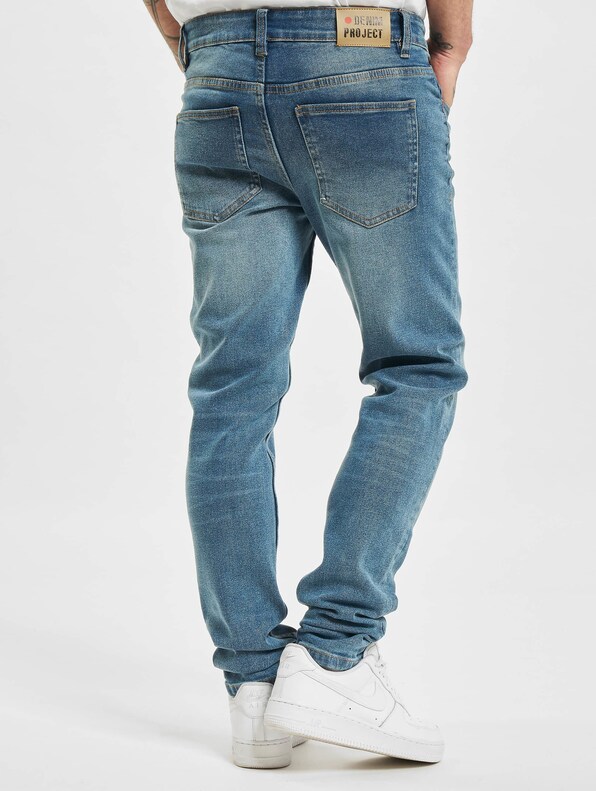 Denim Project Mr Red Light Destroy Slim Fit Jeans-1