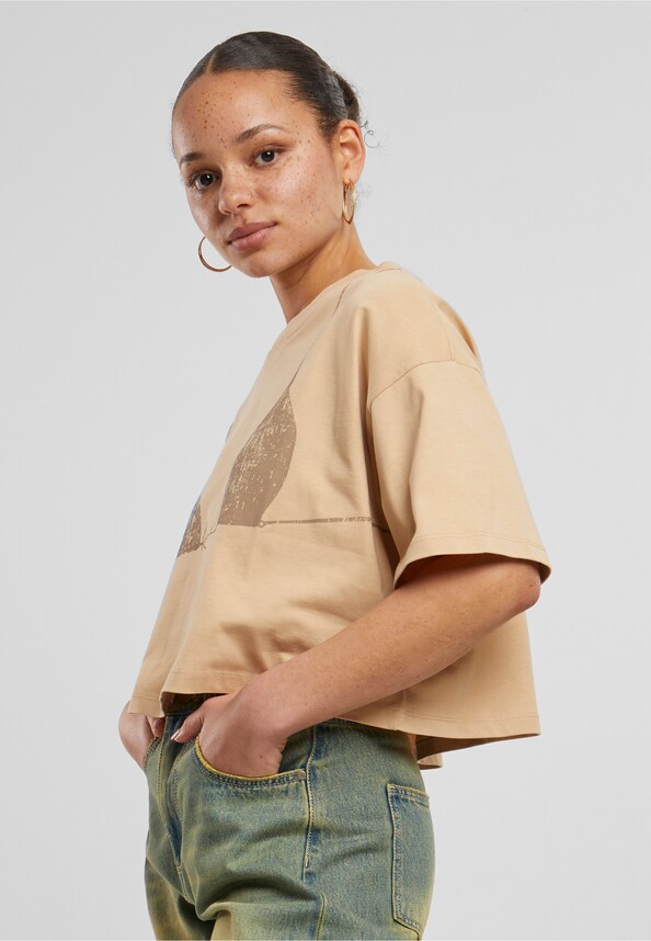 KW242-027-1 Karl Kani Woven Signature Bikini Print Crop Tee-2