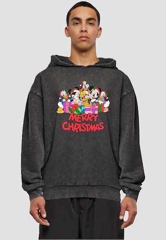 Mickey Mouse And Friends - Christmas Acid Washed Oversize Hoody