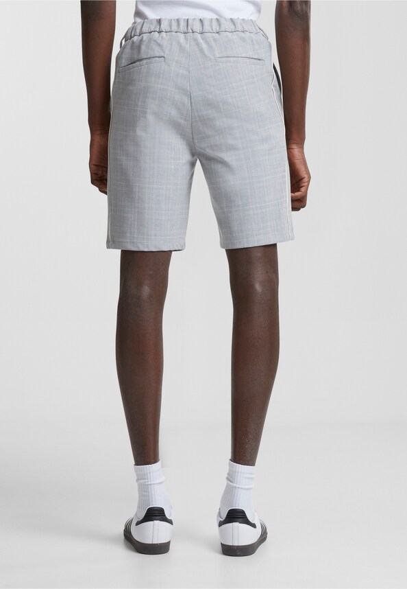 2Y Plaid Shorts With Double Stripe-1