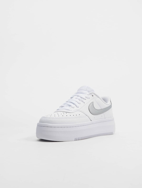 Nike Court Vision Alta Sneakers White/Mtlc Platinum/Summit-2