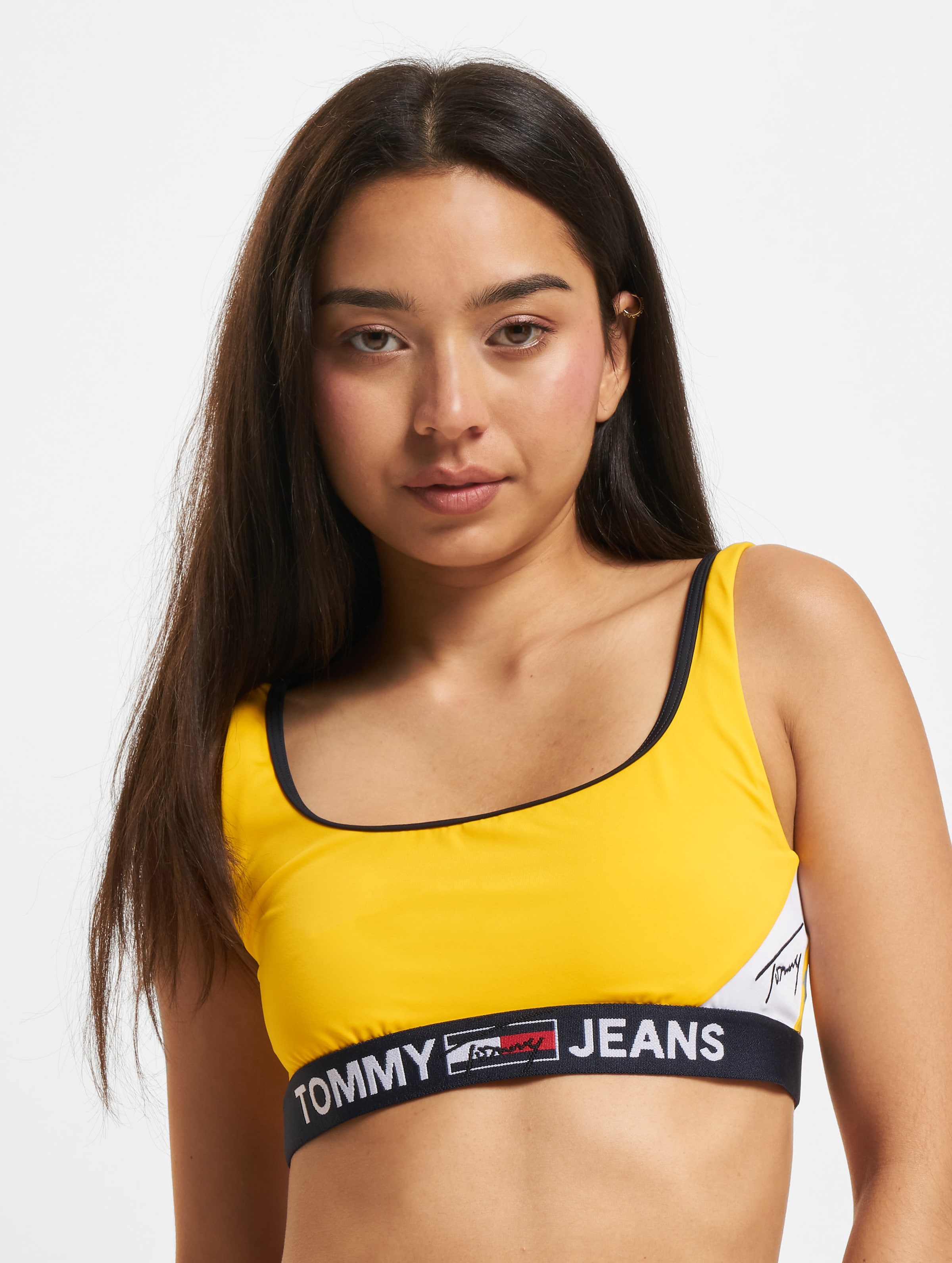 Tommy Hilfiger Bikini Oberteil Frauen,Unisex op kleur oranje, Maat S