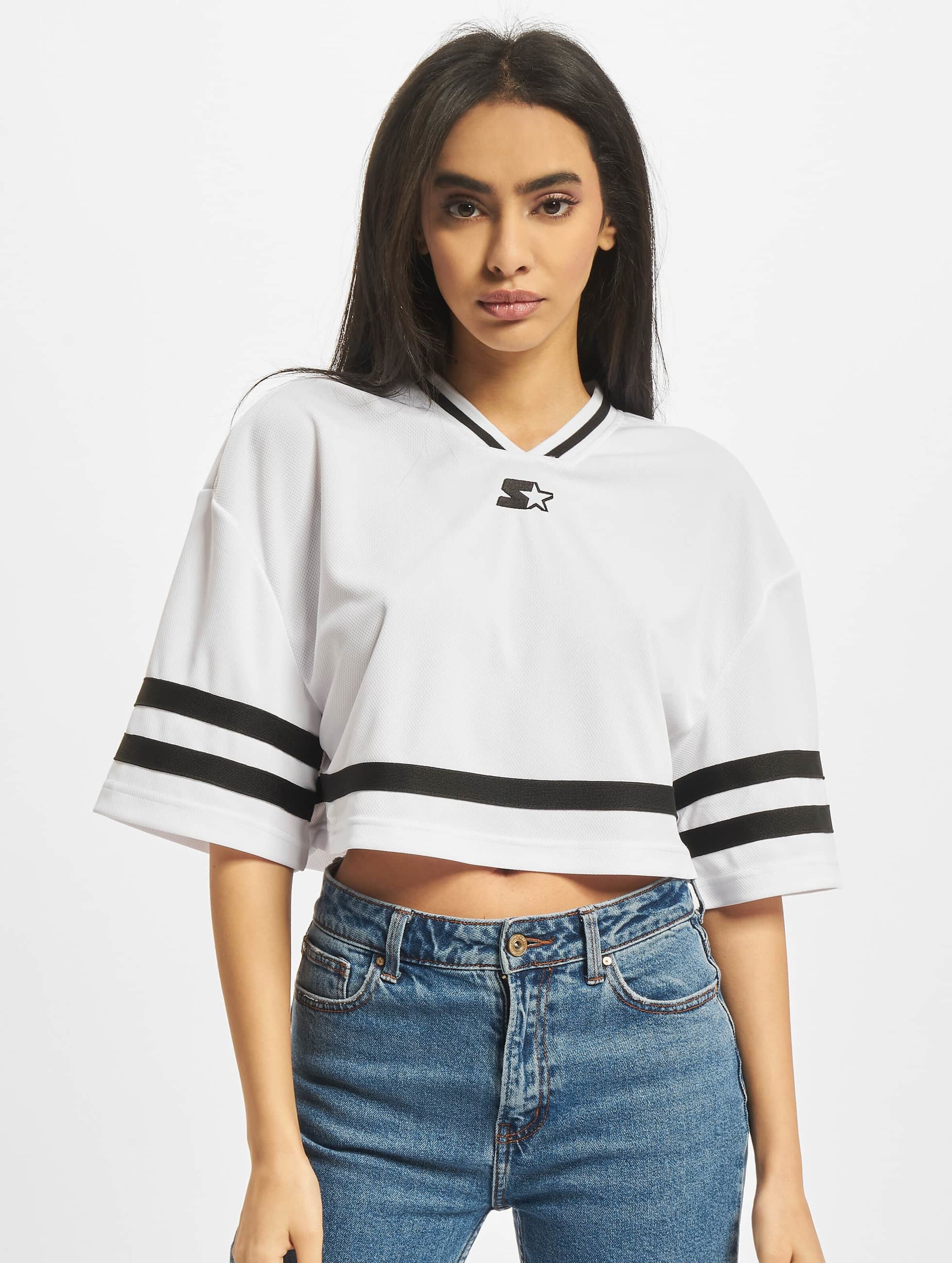 Crop top 2024 jersey shirt