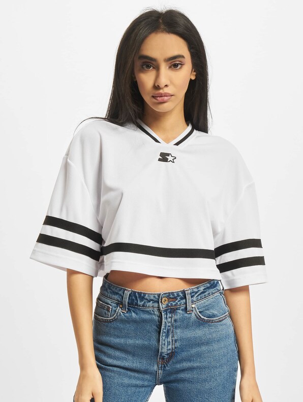 Ladies Cropped Mesh Jersey -2