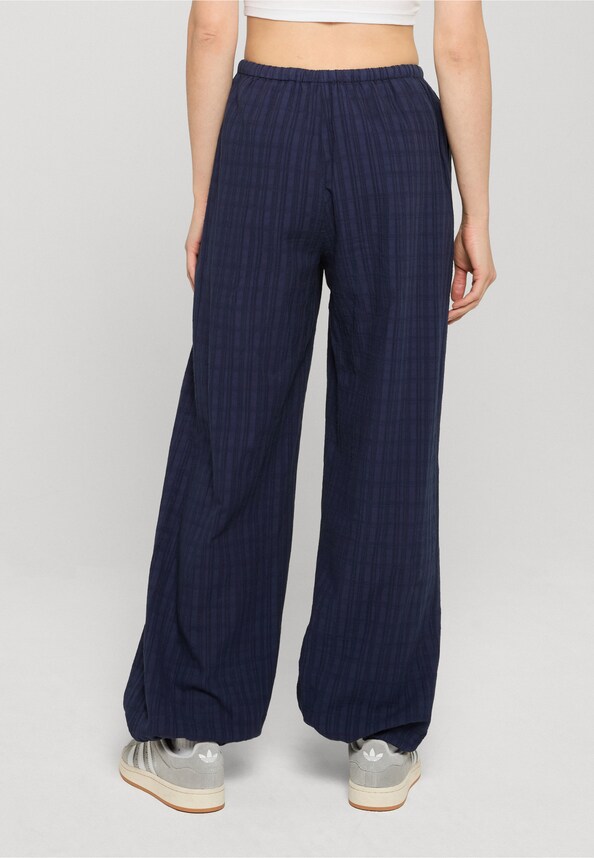 Ladies Cotton Baggy Fit Volume Pants-1