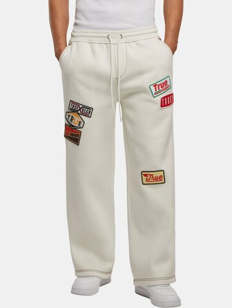 True Religion PATCH BIG-T BAGGY SWEATPANTS